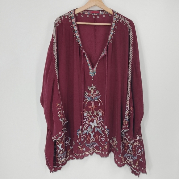 Johnny Was Lena Embroidered Tunic - Picture 2 of 9